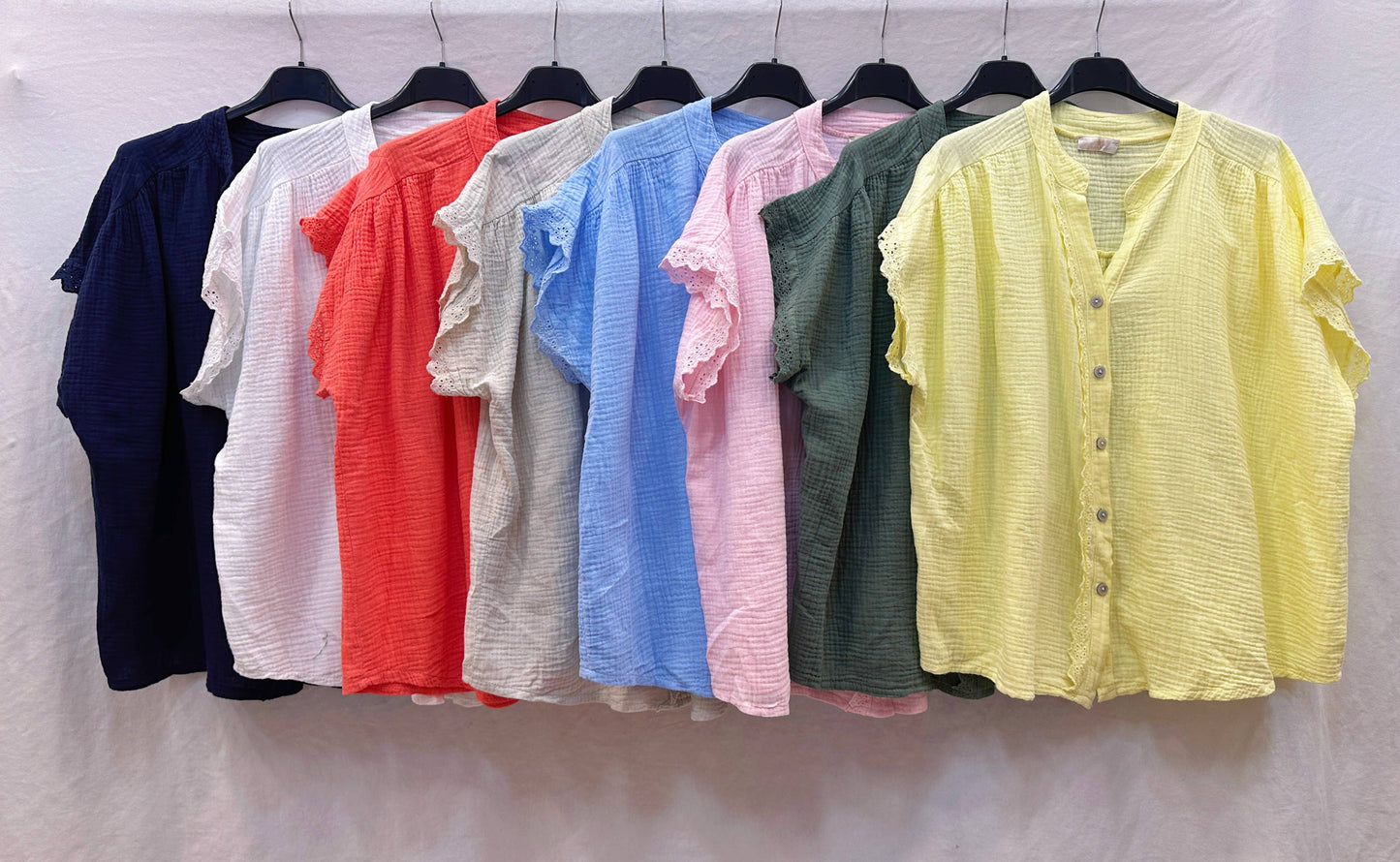 Blouse en Gaze de Coton à Broderies @3601_ChMcBroderie