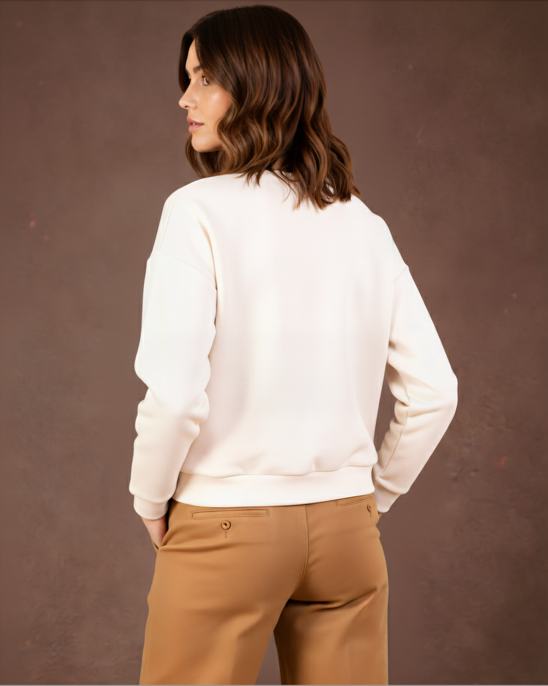Sweat broderie "AMOUR" léopard  PP2514