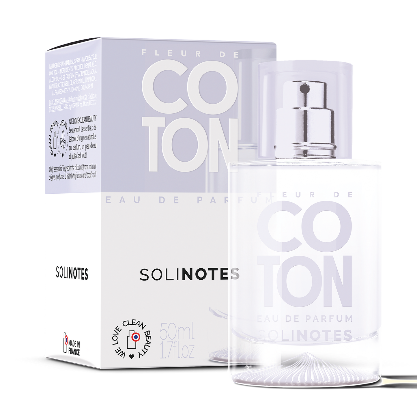 Solinotes Fleur de Coton Eau de parfum 50ml