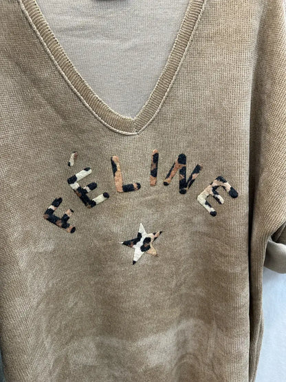 Haut En Velours À Col Féline @4589_HVFeline