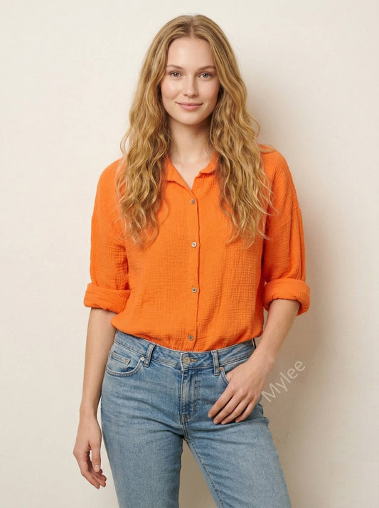 Chemise en Gaze de Coton @10787_ChGazeUni