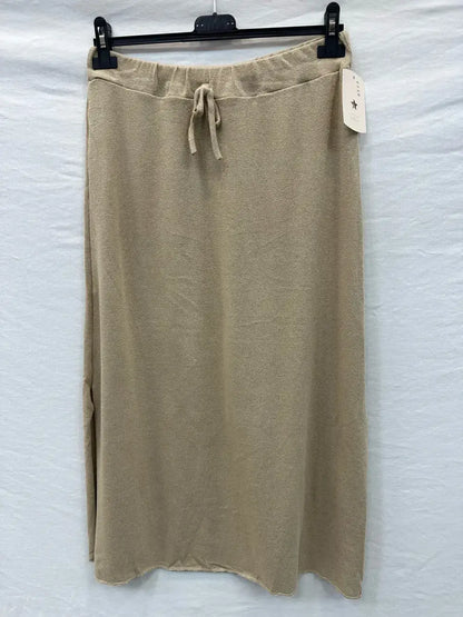 Jupe Longue Avec Fentes @6930_JuFenteUni