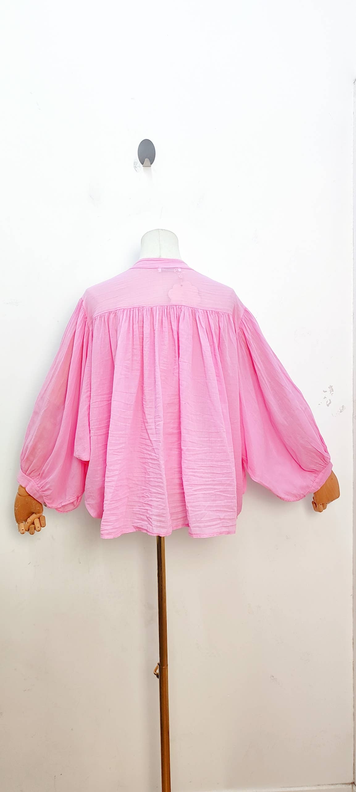 Blouse fluide manches longues ample bohème été