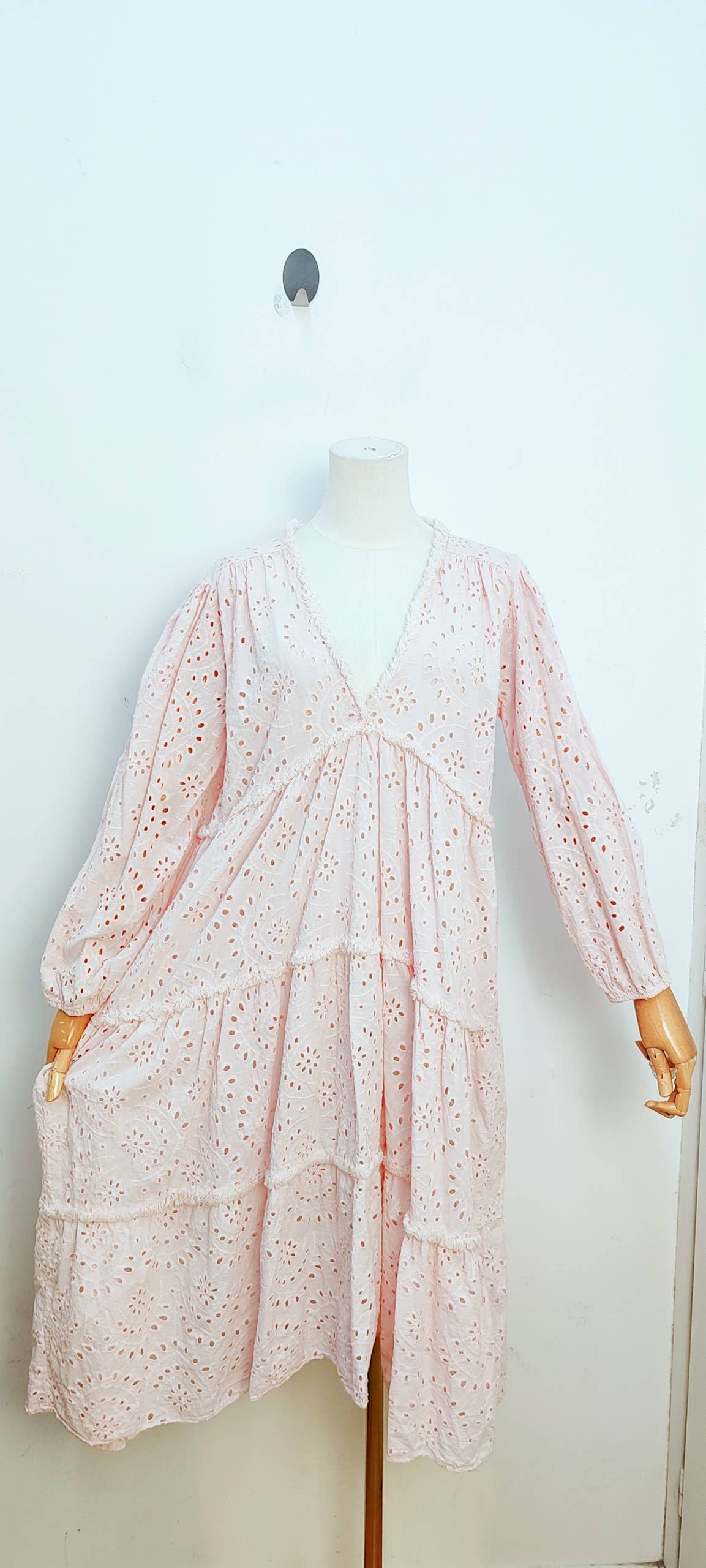 Robe En Broderie Anglaise- 10935