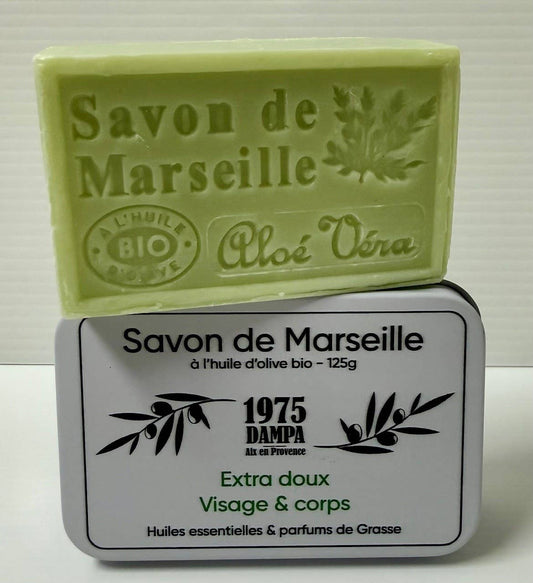 Savon de Marseille - Extra doux - 125g - Avec sa boîte métal