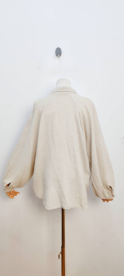 Blouse En Gaz De Coton- 11068g