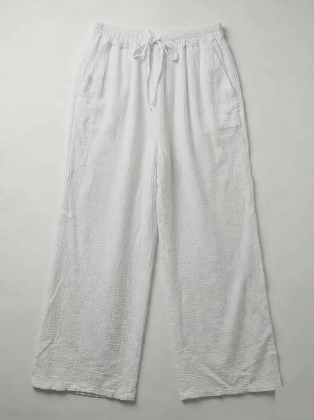 Pantalon Large en Gaze de Coton @5357_PGazePoches
