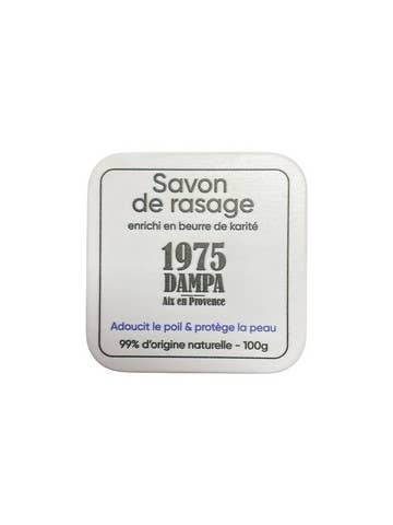 Savon de rasage au karité dans sa boite métal