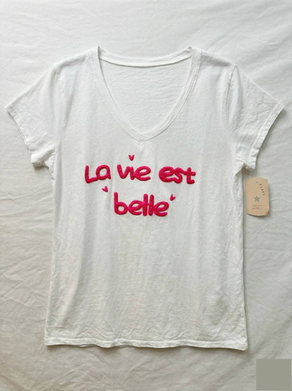 T-shirt "La Vie est Belle" @52979_TsLavie