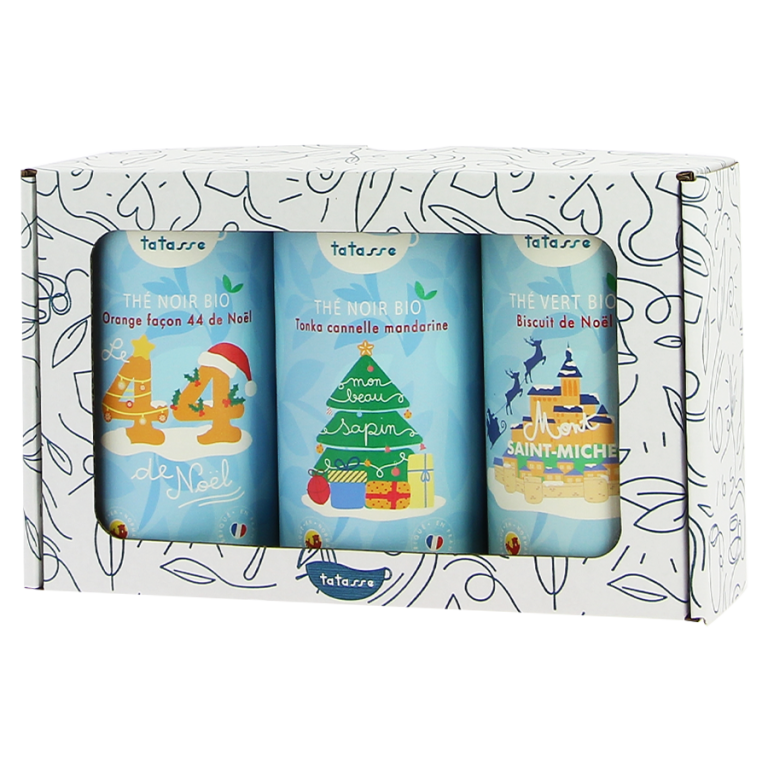 Pack de thé de Noël - 3 boites de thé dans son coffret