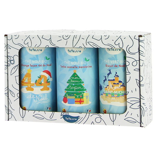 Pack de thé de Noël - 3 boites de thé dans son coffret
