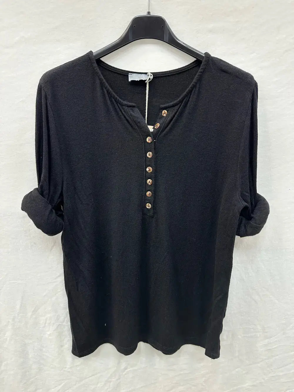 Haut De Fine Maille À Col Tunisien 8boutons @47684_H8boutons