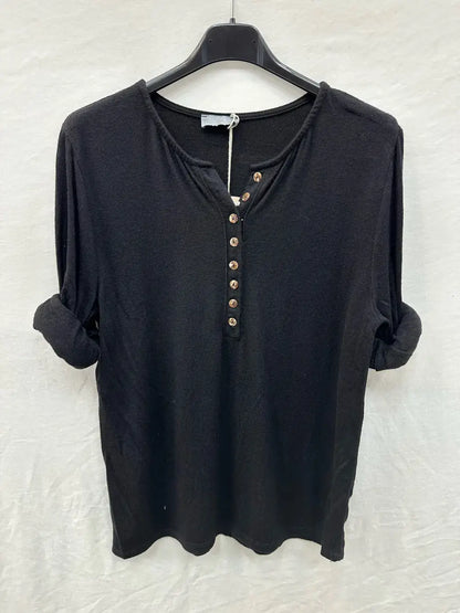 Haut De Fine Maille À Col Tunisien 8boutons @47684_H8boutons