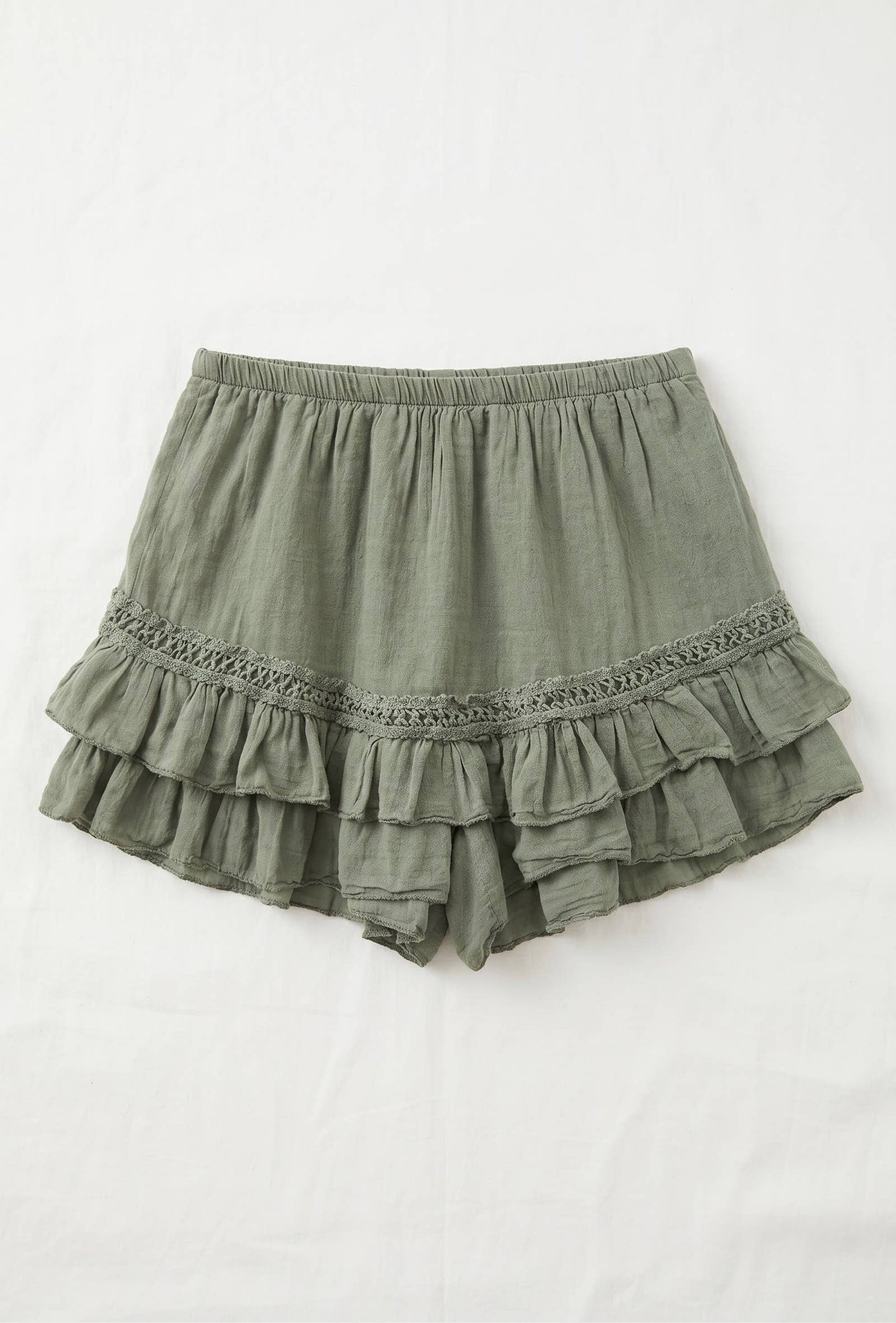 Short Jupe-Culotte à Volants @C85373_ShCulotteVC