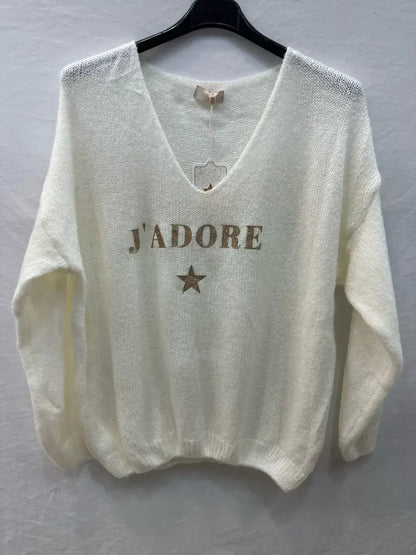 Pull en laine J'adore @20127_PulJadore