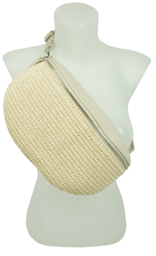 Sac banane raphia Coline 53014