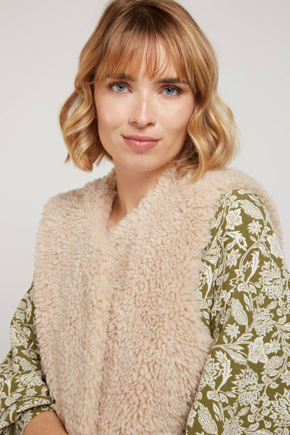 ROXANNE - Gilet moumoute sans manches