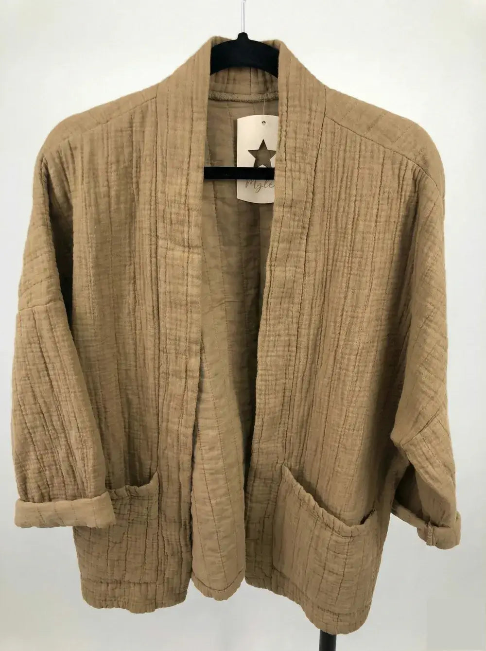 Veste matelassée en gaze de coton @5343_VesMatelasséGaze