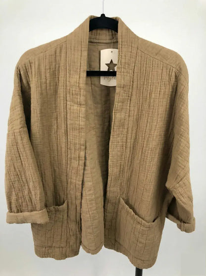 Veste matelassée en gaze de coton @5343_VesMatelasséGaze