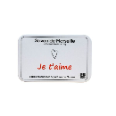 Savon de Marseille "Je t'aime" 125g avec sa boite métal