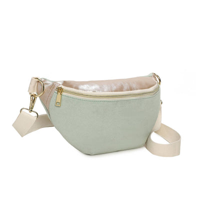 Sac bandoulière bimatière