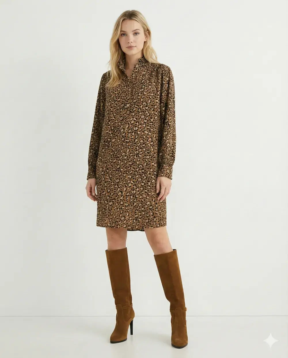 Robe Velours Léopard  @69098Leo_RVLeo