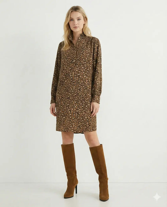 Robe Velours Léopard  @69098Leo_RVLeo