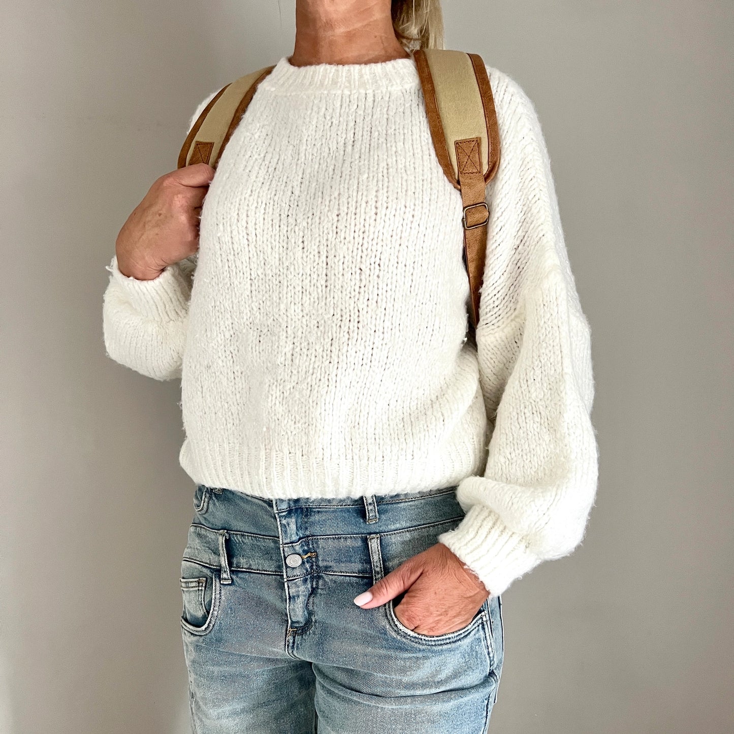 Sac à dos kaki (coton recyclé kaki)
