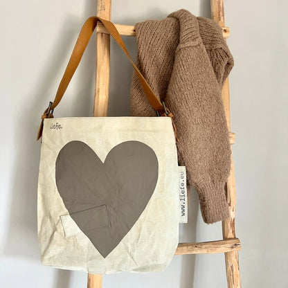 Sac coeur cappuccino (toile)