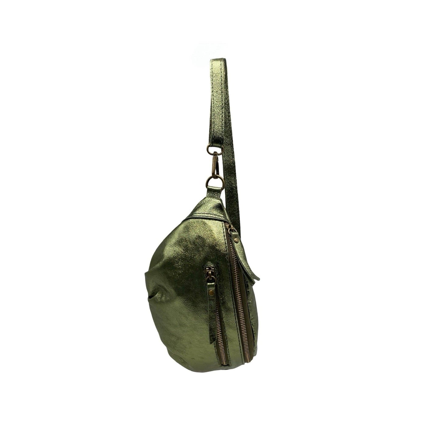 SAC BANANE CUIR IRISE MM