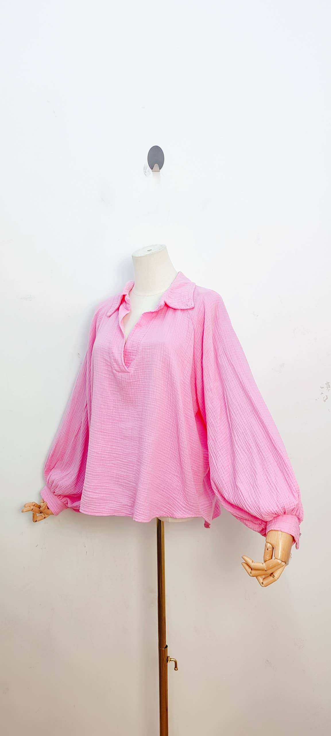 Blouse En Gaz De Coton- 11068g