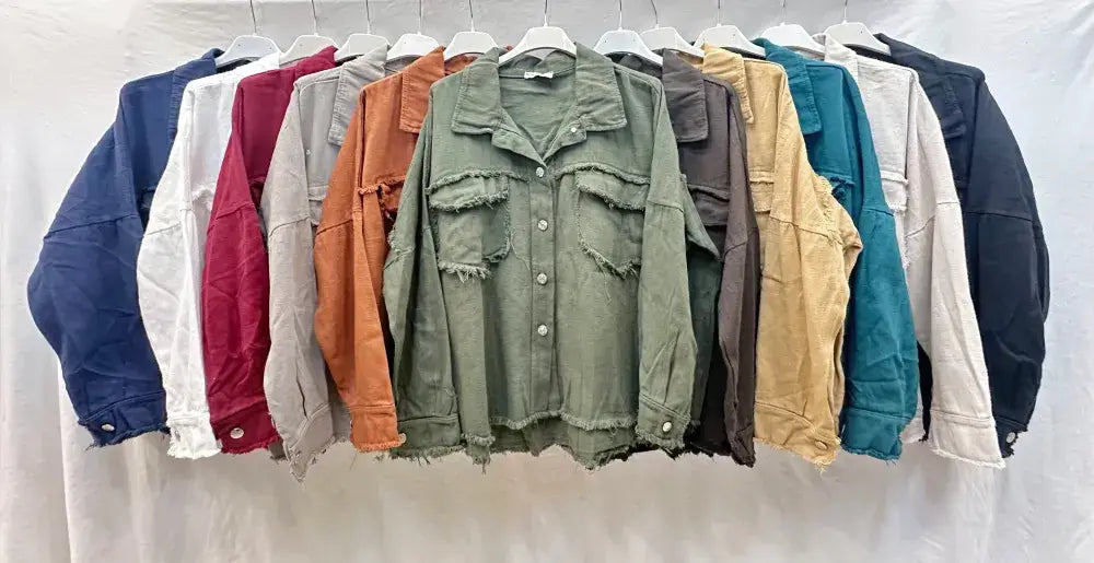 Denim Jacket En Coton Effet Déchirée @4321_VeDenimDechiree