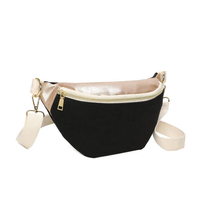 Sac bandoulière bimatière