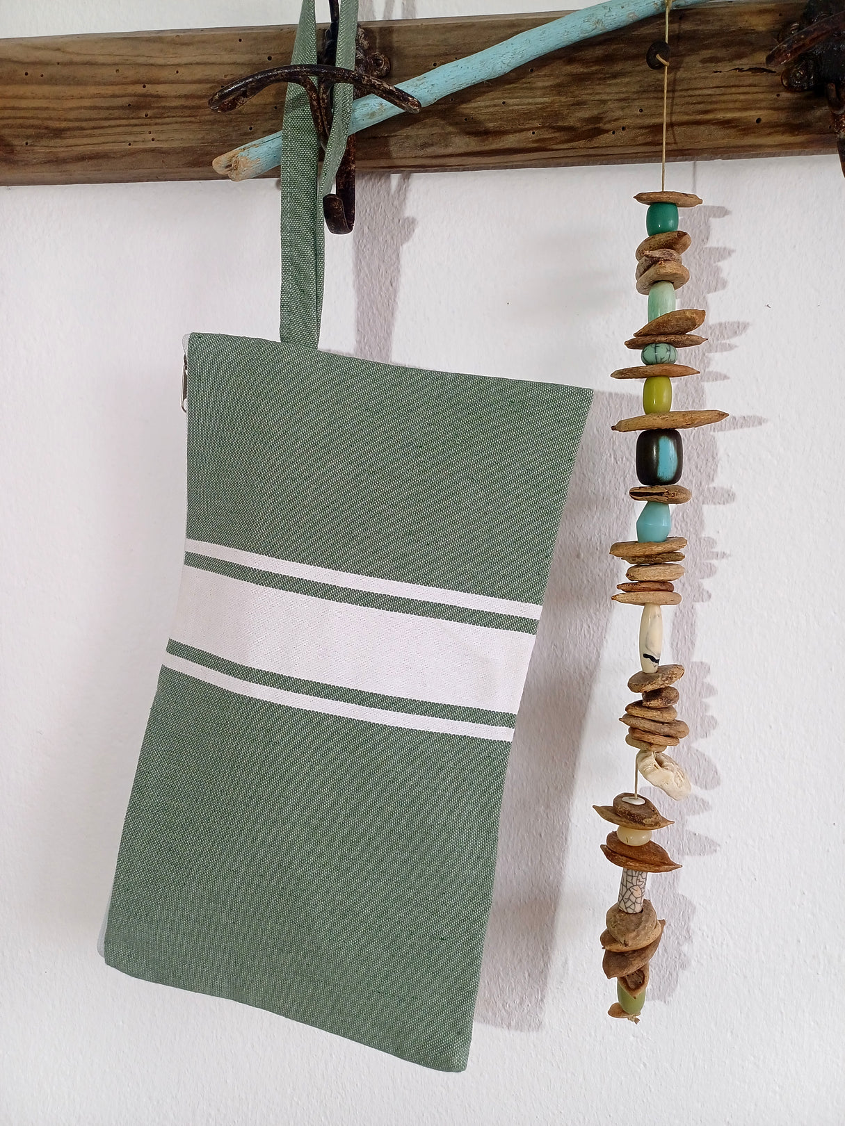 Trousse de plage, de toilette Auténtica Vert sauge