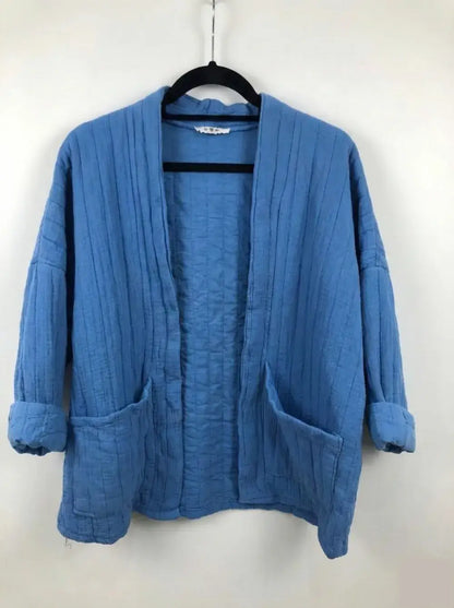 Veste matelassée en gaze de coton @5343_VesMatelasséGaze