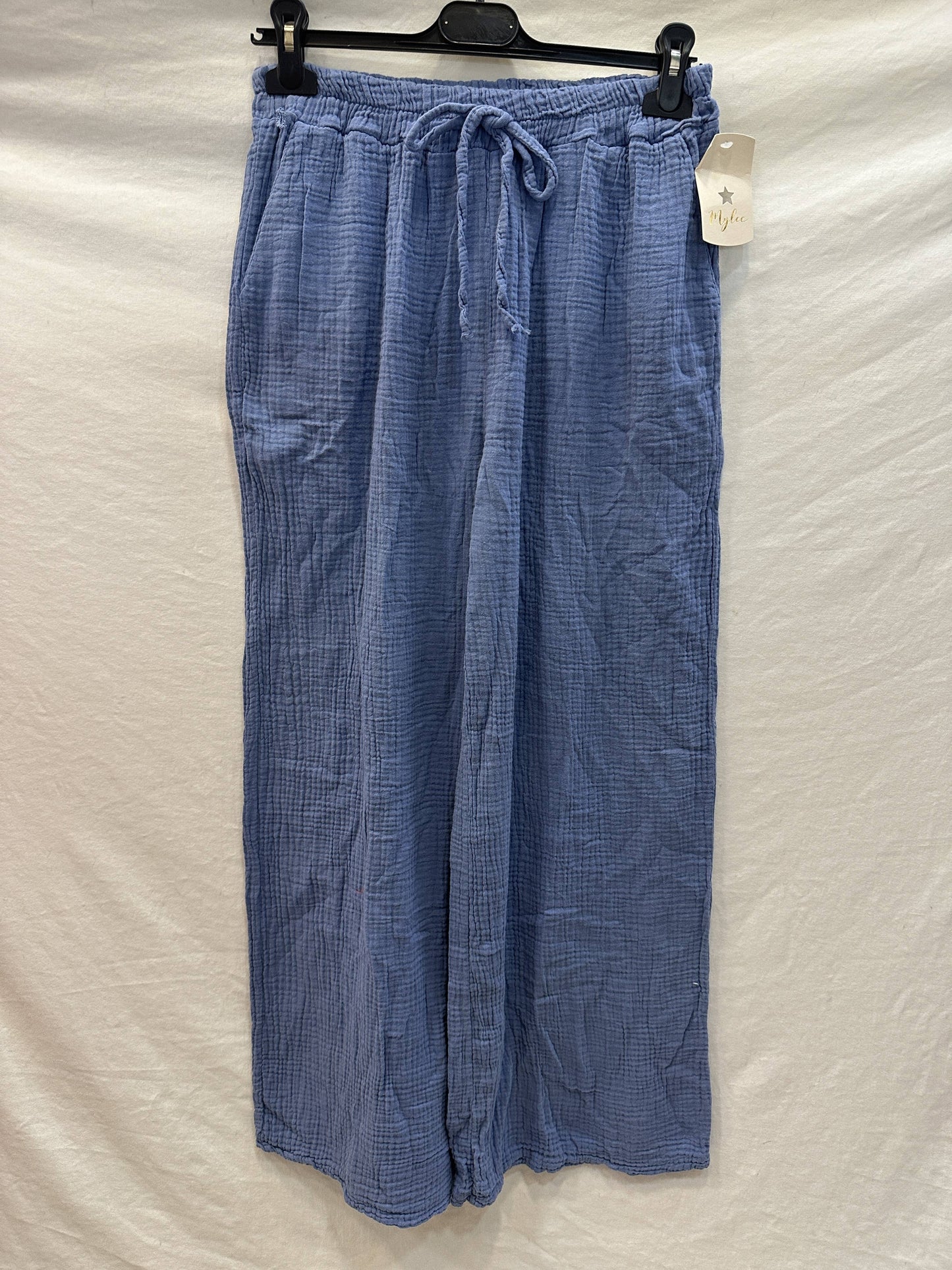 Pantalon Large en Gaze de Coton @5357_PGazePoches