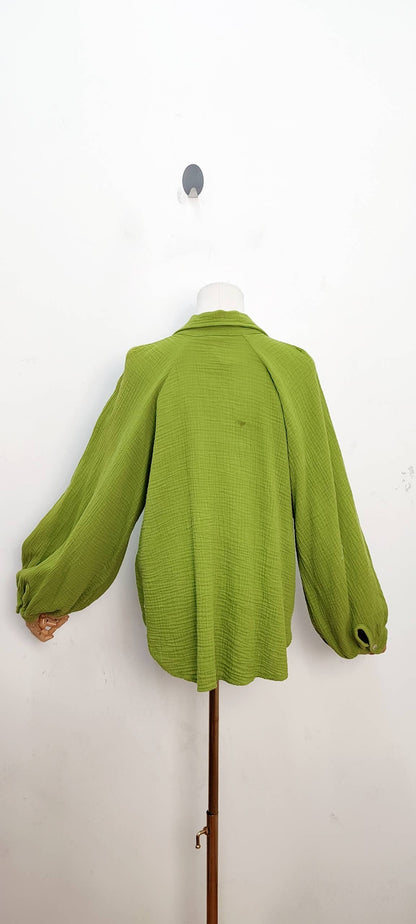 Blouse En Gaz De Coton- 11068g