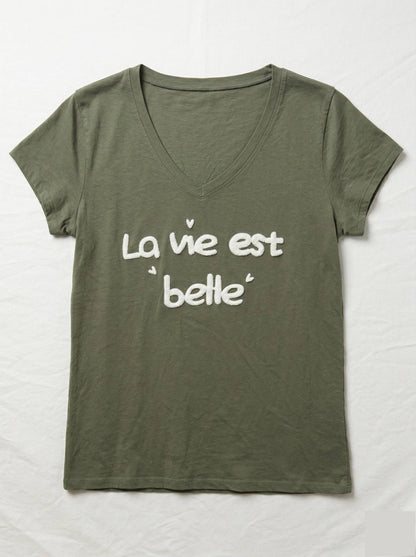 T-shirt "La Vie est Belle" @52979_TsLavie