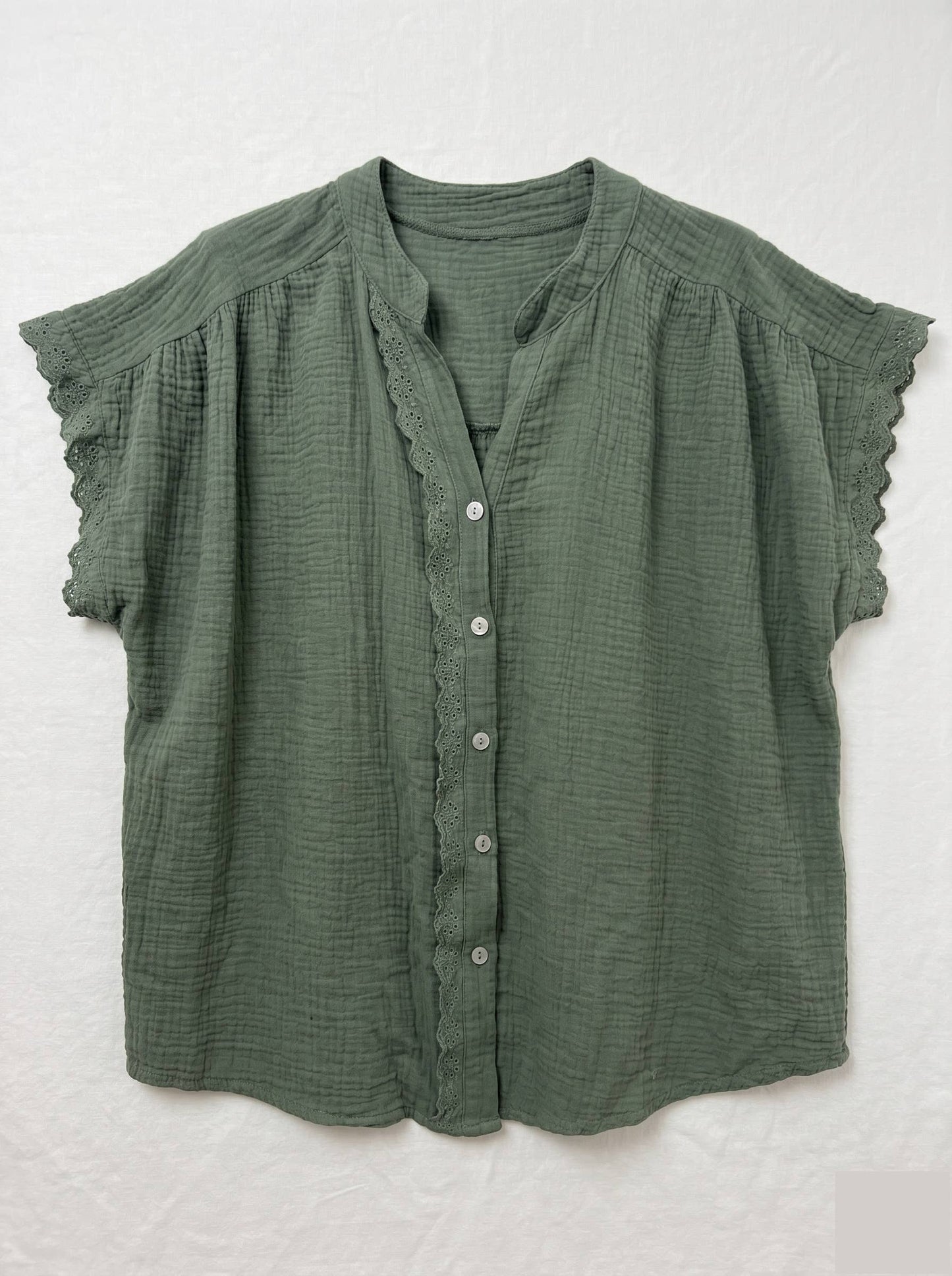 Blouse en Gaze de Coton à Broderies @3601_ChMcBroderie