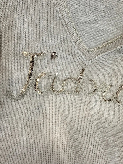 Sweat-shirt En Velours j'adore @4589_HVJadore