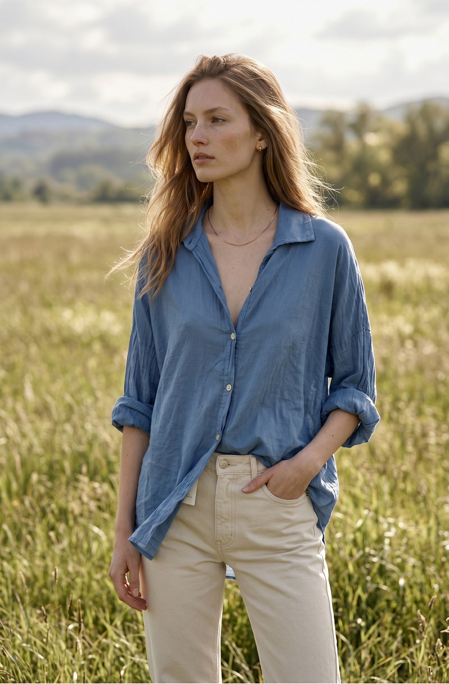 Chemise en Voile de Coton @10664_ChVoileCot