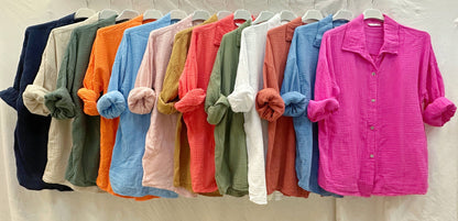 Chemise en Gaze de Coton @10787_ChGazeUni