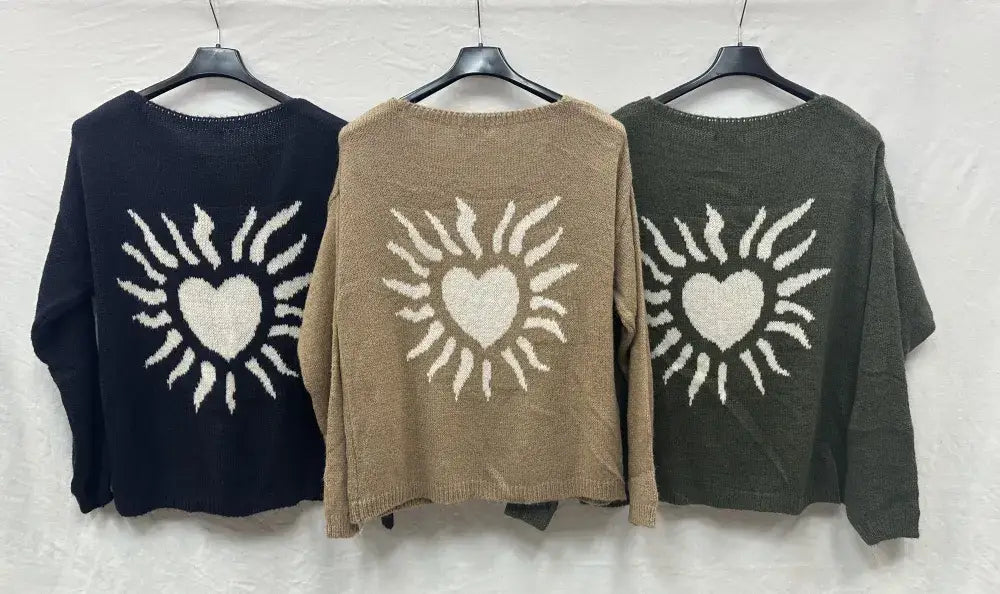 Pull À Motifs Soleille Au Dos @35669_PulSoleille