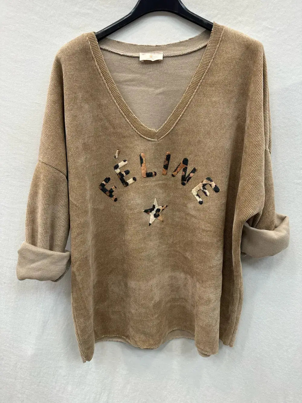 Haut En Velours À Col Féline @4589_HVFeline