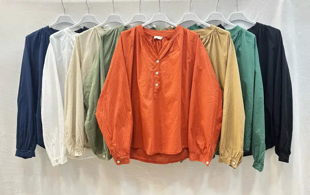 Blouse Col Tunisien En Coton, @84601_BsColTunisien