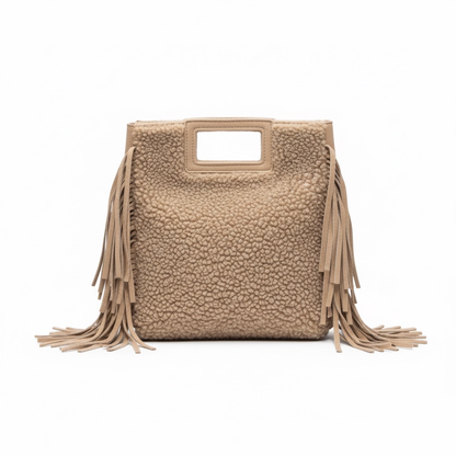 SAC MARION MOUMOUTE GARNI CUIR TEDDY