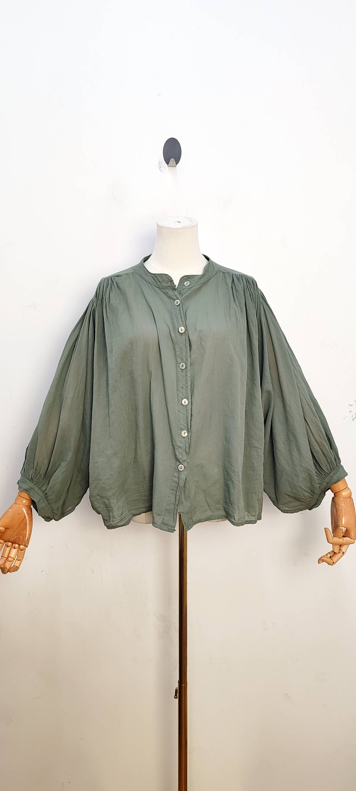 Blouse fluide manches longues ample bohème été