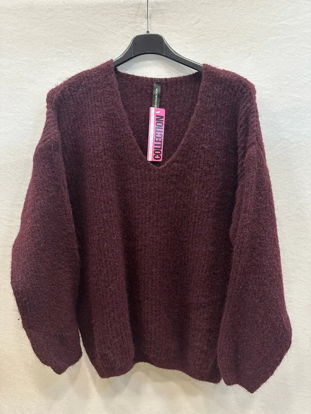 Pull Alpaga Epais Col V @33771_PuCoteletAlpaga