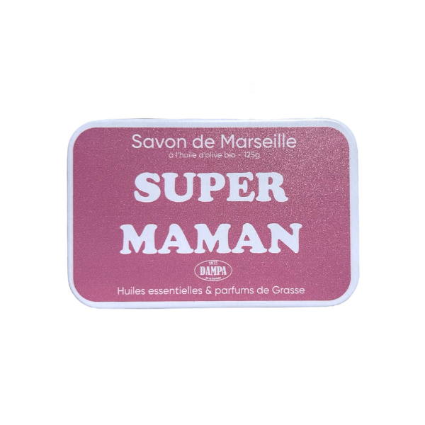Savon de Marseille "Maman" 125g avec sa boite métal