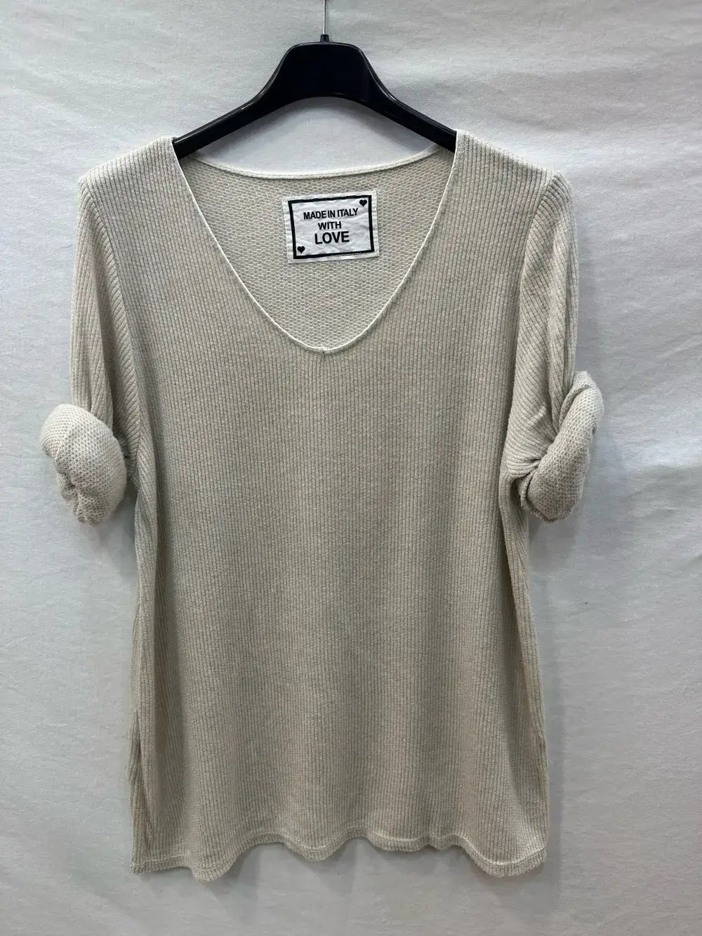 Haut Côtelée À Patchwork @92685_HMade